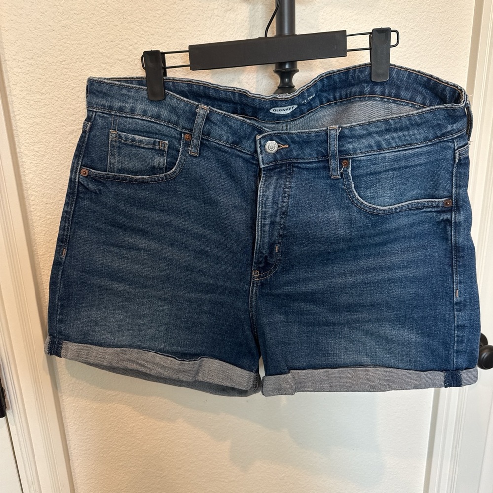 Women's Blue Denim Shorts